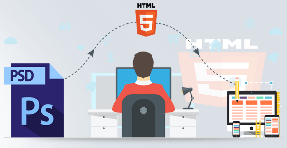 What is psd deals to html conversion